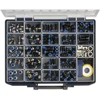 RIEGLER Boîte d'assortiment Série bleue 171 pièces