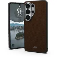 Uag Fibr Armr Coque Arrière avec Anneau Magnétique pour Samsung Galaxy S26 Ultra - Orange / Charcoal