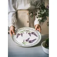 Hermia Concept , PRC0005, plaque de service, violet, 100 % CÉRAMIQUE, 30 x 30 x 2 cm