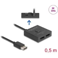 DeLOCK Commutateur DisplayPort 2 à 1 bidirectionnel 8K