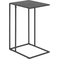 Fonq Infinity Table d'angle, finition marbre noir.