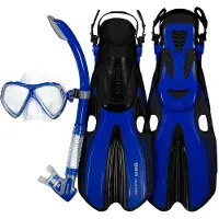 Mares Aquazone Volo One Splash Snorkeling Set Bleu EU 42-46