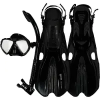 Mares Aquazone Volo One Splash Snorkeling Set Noir EU 38-42