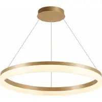 Lyora Lampe suspendue élégante Ara Ø 60 cm d’or