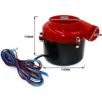 Gistuch Turbine d'aspiration naturelle, sirène, soupape de décharge électronique, simulation, générateur de son, accessoires de modification automobile, 12 V