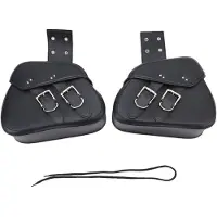 Gistuch Sacoches de moto, 16 l, grande capacité, sacoches de voyage, cuir PU, imperméables, rangement latéral