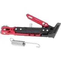 Gistuch Béquille latérale universelle réglable pour NMAX 155 2015-2016, 125 mm, rouge