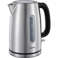 Tomado TWK1709S - bouilloire en acier inoxydable - capacité de 1,7 litre - 2200W - filtre anti-calcaire - indicateur de niveau d'eau