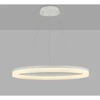 Lyora Lampe suspendue élégante Ara Ø 100 cm de blanc