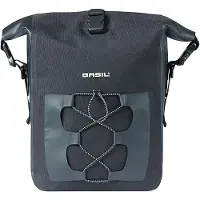 Basil Sacoche arrière vélo latérale - - Navigator Waterproof - 12-15 L - 100% imperméable (IPX3) - Crochets MIK