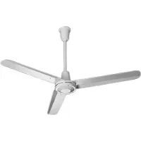 Helios HELI DVW 90 Ventilateur de plafond D= 900mm vitesse max 340 tr/min, Ventilateur, Blanc