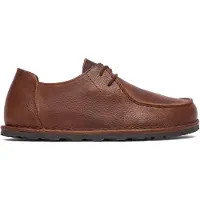 Birkenstock Utti Lace Natural Leather Narrow Shoes Marron EU 42 Homme