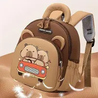 OEM Sac de voyage pour enfants avec imprimé capybara, adapté aux garçons et aux filles, maternelle (petites, moyennes et grandes sections)