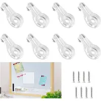OEM Supports de miroir en plastique - Clips transparents - 60 pièces - Luminosité
