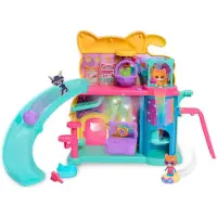 Disney Junior SuperKitties Ensemble de jeu Disney Junior Super Cats Super Kitties Purr'n'Play + figurines de chatons, accessoires, lumières et sons
