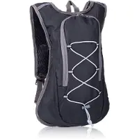 OEM Sac à dos léger de 6 litres, petit sac à vélo doté de bandes réfléchissantes, idéal pour la course à pied, le vélo, la randonnée et d'autres activités de plein air, noir.