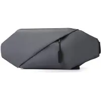 OEM Sac à bandoulière en nylon à prix abordable, dans une teinte grise qui ne passe pas inaperçue, idéal pour le quotidien.