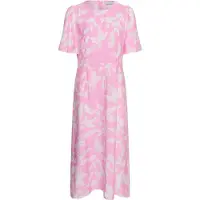 Kaffe Robe 'KAMarlo' rose / blanc cassé