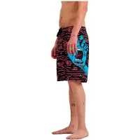Santa Cruz Screaming Hand Swimming Shorts Noir 28 Homme