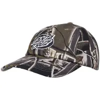 Santa Cruz Mono Lined Oval Dot Cap Marron