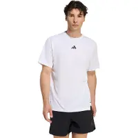 Adidas D4t Essentials Short Sleeve T-shirt Blanc S Homme