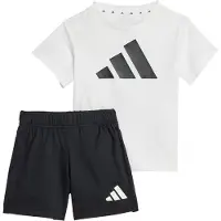 Adidas Survêtement 'ESSENTIALS T-SHIRT' noir / blanc