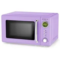 Emerio Mikrowelle Retro Design MW-112141.4 Lila / Purple / Violett