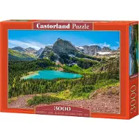 Castorland - Puzzle Grinnell Lake, Glacier National Park, USA - 3000 dielov