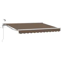vidaXL Auvent électrique rétractable , couleur taupe, 3 x 2,5 m