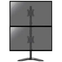 KIMEX Support de bureau pour 2 écrans moniteurs PC 17"- 32", Sens vertical