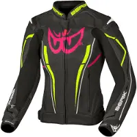Berik Fufur Veste en cuir moto pour femmes Taille