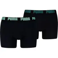 Puma Hommes, Sous-vêtements, Men Everyday Basic Boxer 2Er-Pack, Noir, (lot de 2, M)