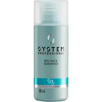 System Professional LipidCode Shampooing apaisant pour peaux sensibles Balance (Shampooing), 50 ml