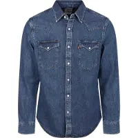 Levi's Chemise 'BARSTOW WESTERN STANDARD' bleu denim