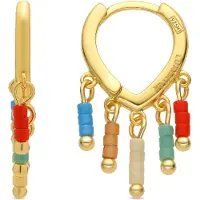 Luxenter Boucles d'oreilles 'Kelao' mélange de couleurs