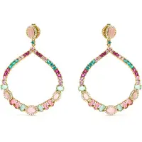 Luxenter Boucles d'oreilles 'Gwane' mélange de couleurs