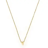 Luxenter Chaîne 'Alphabet V' jaune d'or