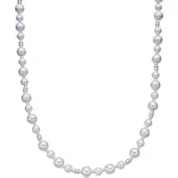 Luxenter Chaîne 'Akio' blanc perle