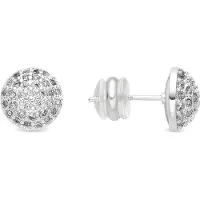 Luxenter Boucles d'oreilles 'Yabi' argent