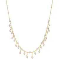 Luxenter Chaîne 'Fyre' blanc perle