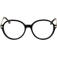 Victoria Beckham Lunettes de soleil modernes - - VB2637 - Noir - 53 mm - Acétate - Polycarbonate - Ronde - Non polarisée