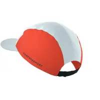 Compressport Casquette 5 Panel Blanc Bleu