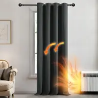 OEM Stores enrouleurs occultants gris foncé 132 x 138 cm