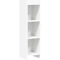 vidaXL Bibliothèque Blanc 30 x 30 x 111 cm Bois d'ingénierie