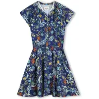 Zadig & Voltaire X60550 Short Sleeve Dress Bleu 14 Years Fille