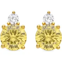 Luxenter Boucles d'oreilles 'Akma' jaune