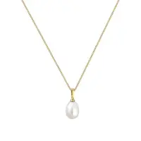 Elli PREMIUM Chaîne or / blanc perle