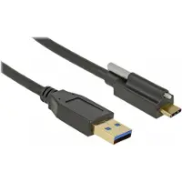 DeLOCK 83717 Câble USB USB 3.2 Gen 2 (3.1 Gen 2) 1 m USB A USB C Noir