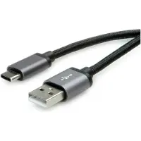 Roline Câble USB 2.0, type C - type A, ST/ST, noir, 0,8 m