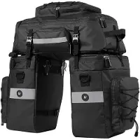 OEM Grands sacs de voyage - Résistants à l'abrasion - 75 L - PVC - Noir - Housse imperméable - Polyvalents
